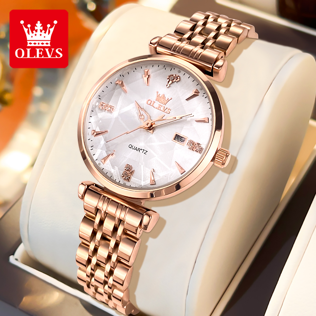 Luxury Watch In Usa - OLEVS brand beautiful women's watches Prism