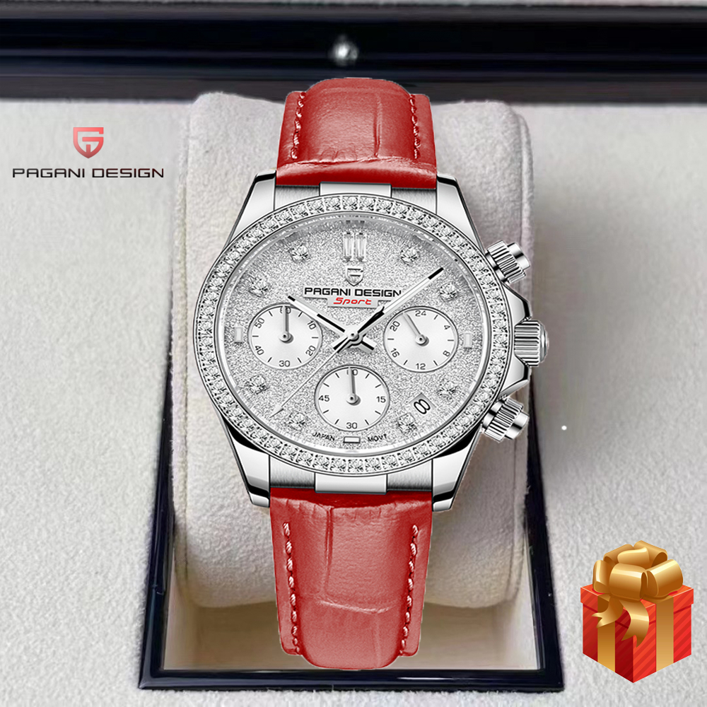 Luxury Watch Leather - PAGANI DESIGN 1730 Fashion Multifunctional Women's