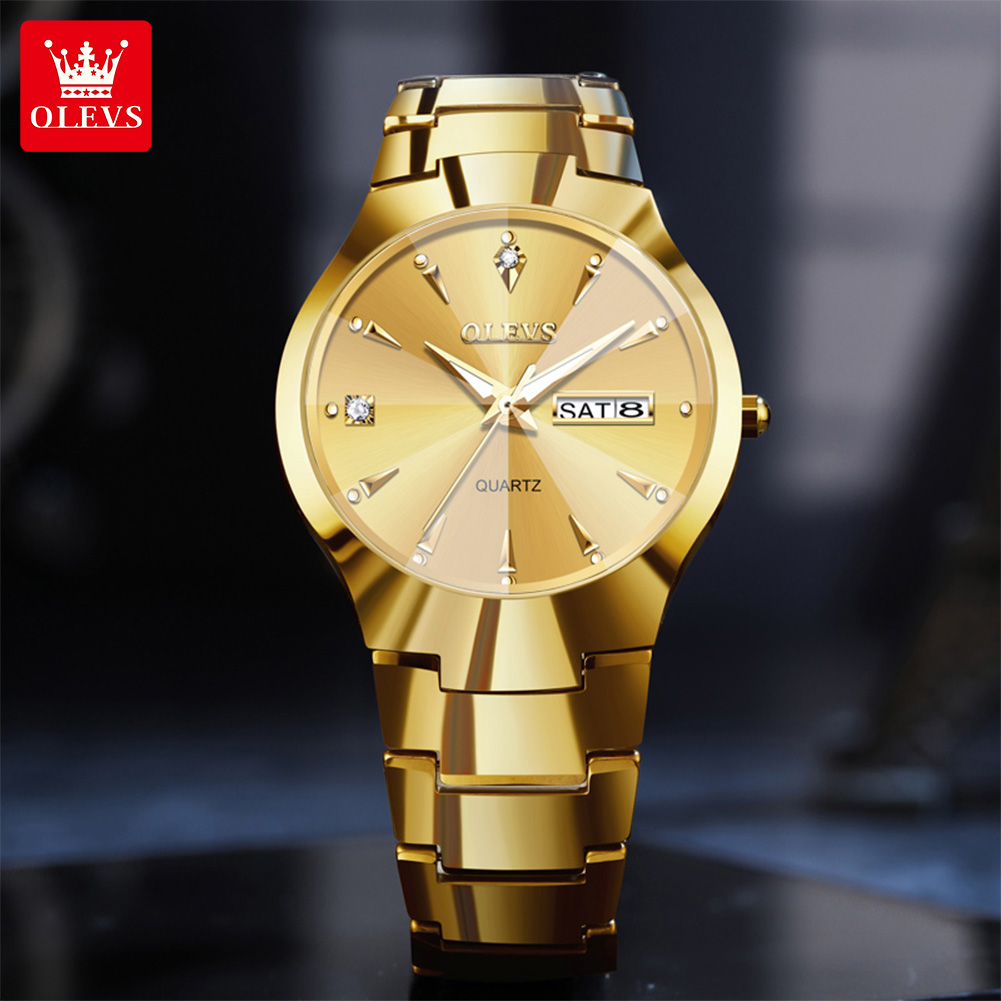 Luxury Watch Display - OLEVS 8697 Watches Man Original Quartz