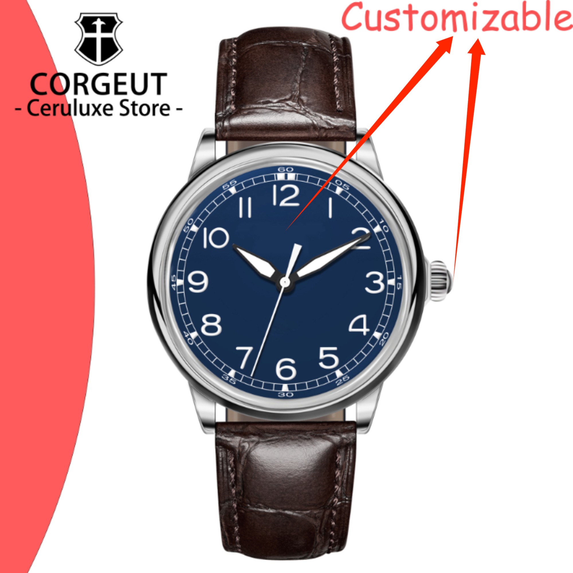 Luxury Watch Life - CUSTOM Logo 41mm MIYOTA8215 Automatic Mechanical