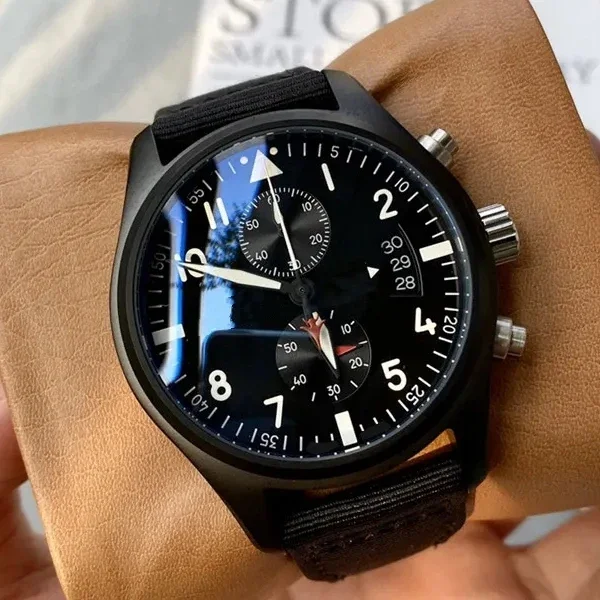 Luxury Watch Leather - High quality luxury men's quartz movement