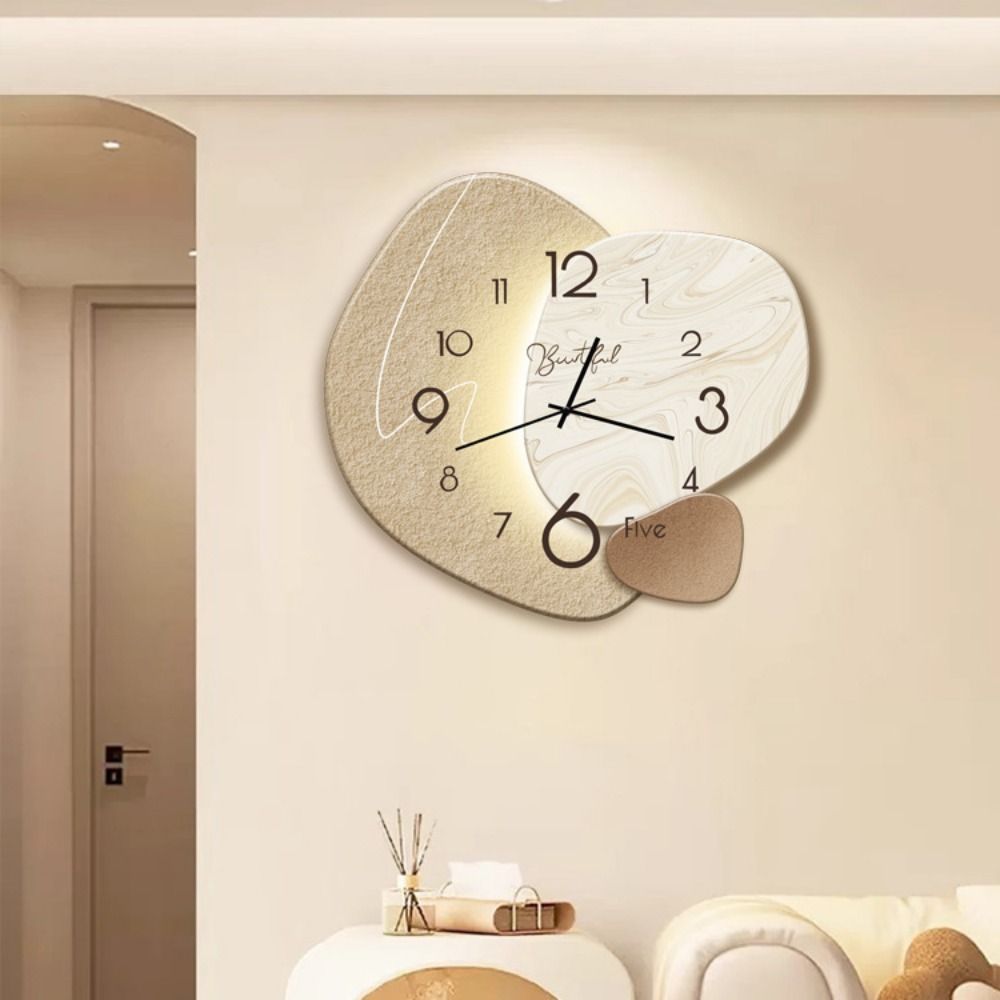 Luxury Watch Wall Clock - Fashionable Nordic Wall Painting Light High-end
