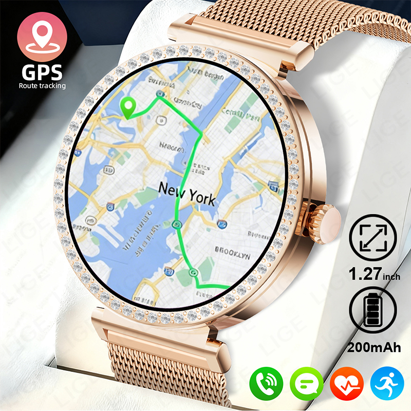 Luxury Watch On Wrist - New Luxury Diamond Smart Watch Women