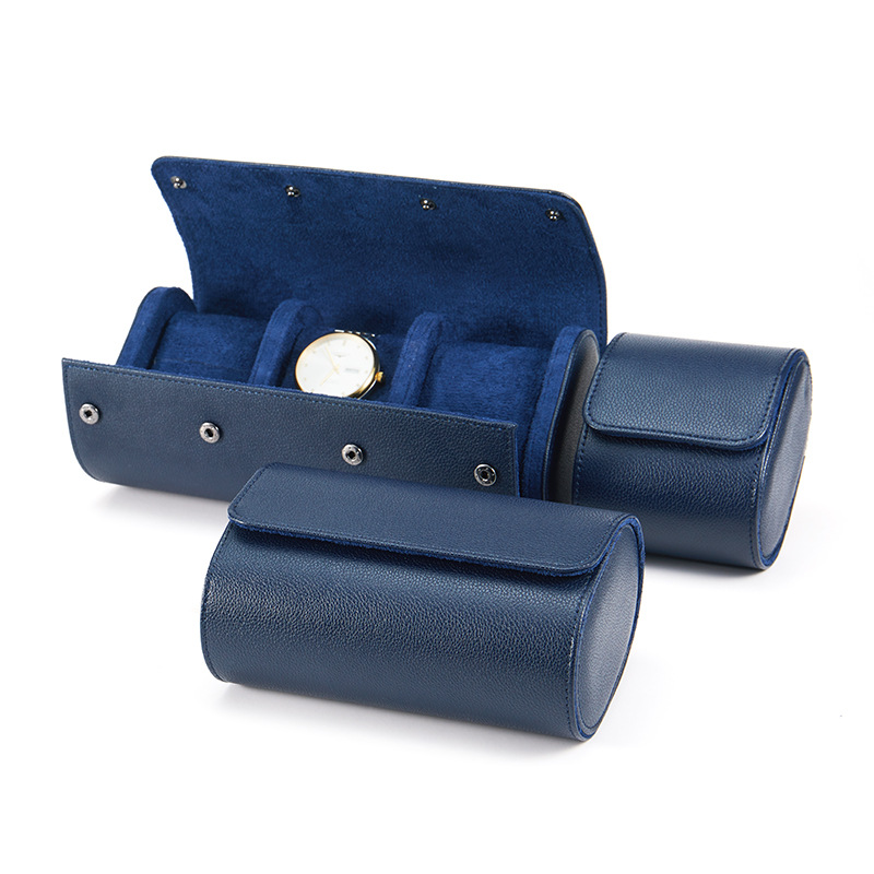 Luxury Watch Travel Case - Embers Leather Watch Roll 1 2
