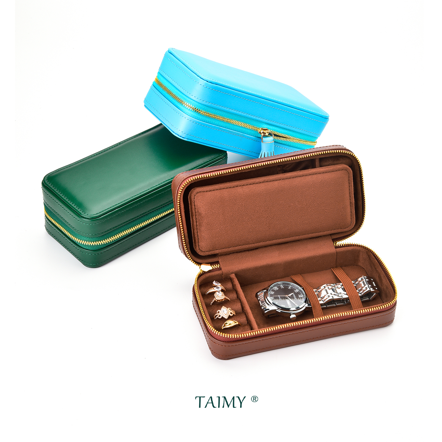 Luxury Pu Leather Jewelry Box  - Luxury Watch Travel Case incelemesi ve fiyatı