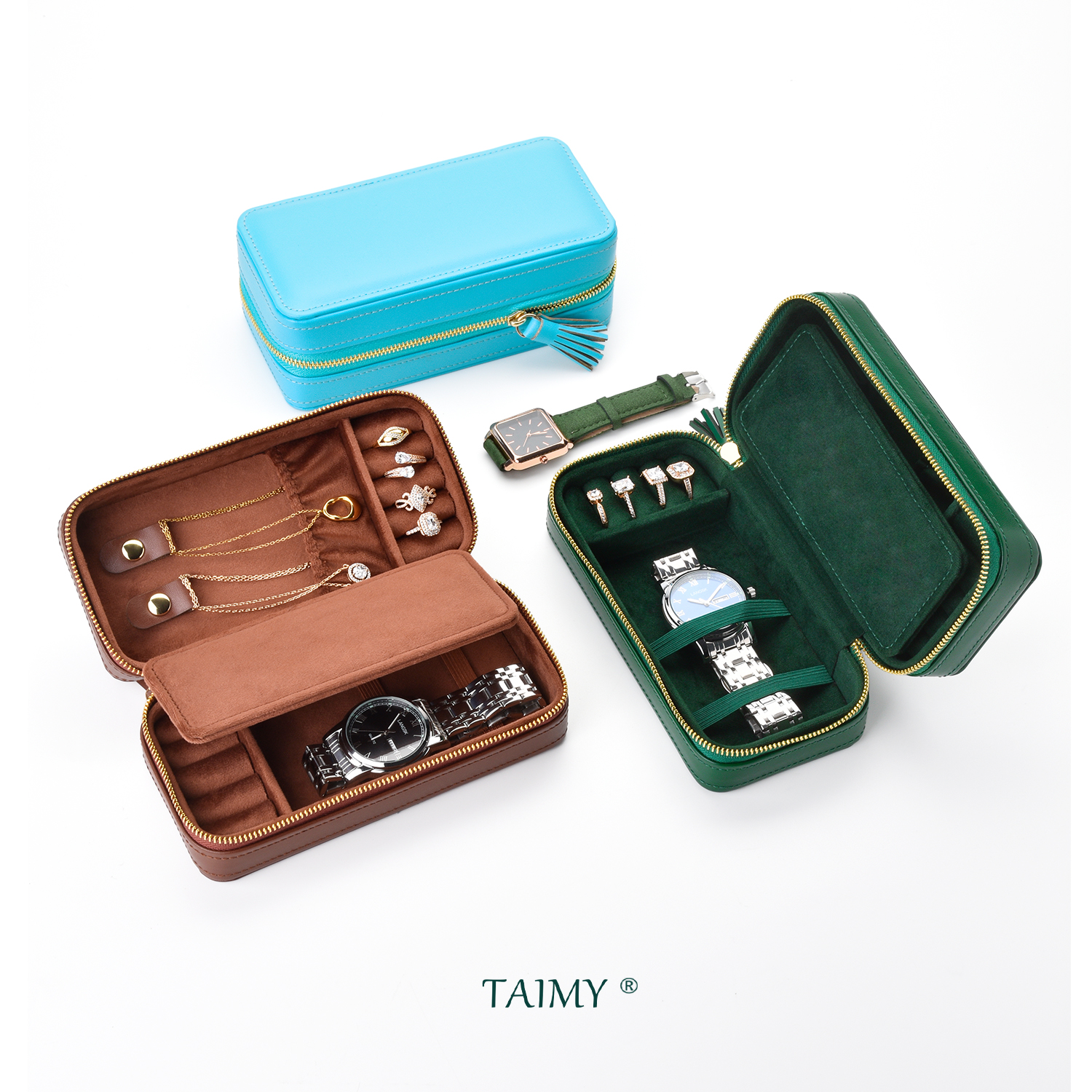 Luxury Pu Leather Jewelry Box  - Luxury Watch Travel Case incelemesi ve fiyatı