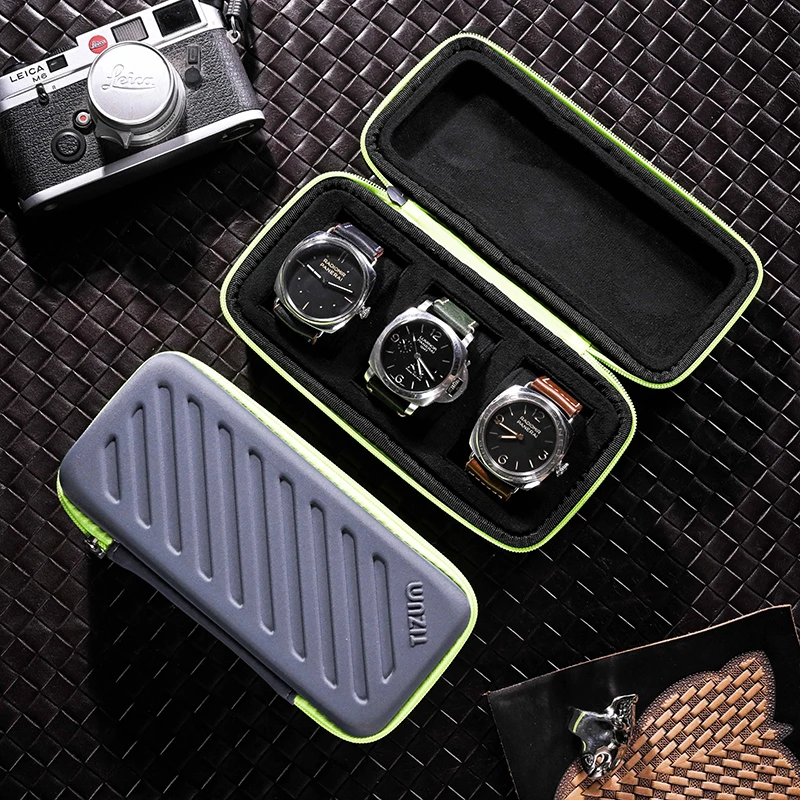 Luxury Tourist Watches 3slots  - Luxury Watch Travel Case incelemesi ve fiyatı