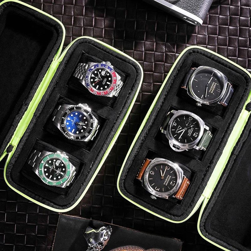 Luxury Tourist Watches 3slots  - Luxury Watch Travel Case incelemesi ve fiyatı
