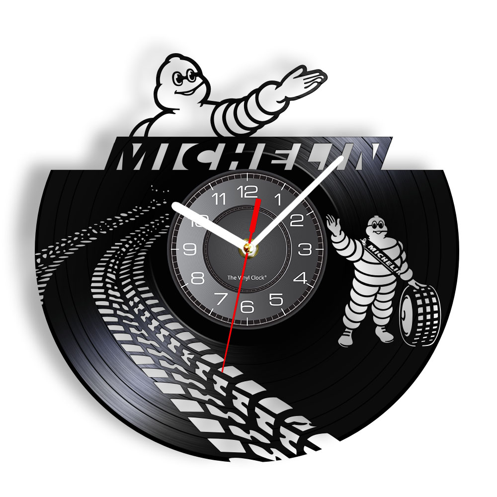 Tire Rubber Car Wheel Brand Ad - Luxury Watch Wall Clock incelemesi ve fiyatı