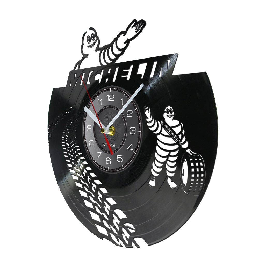 Tire Rubber Car Wheel Brand Ad - Luxury Watch Wall Clock incelemesi ve fiyatı