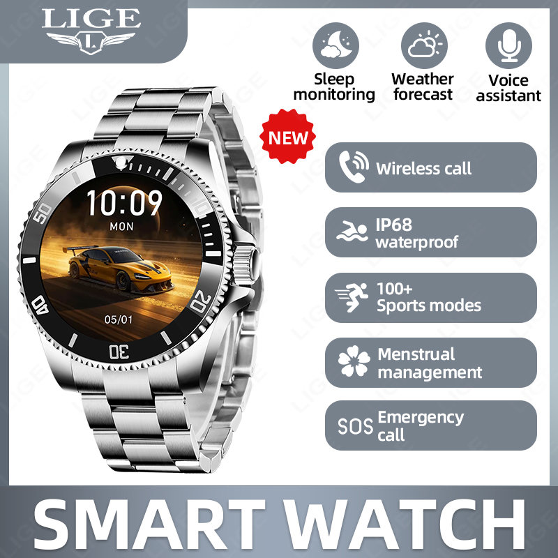 LIGE Business Smart Watch Men  - Luxury Watch On Wrist incelemesi ve fiyatı