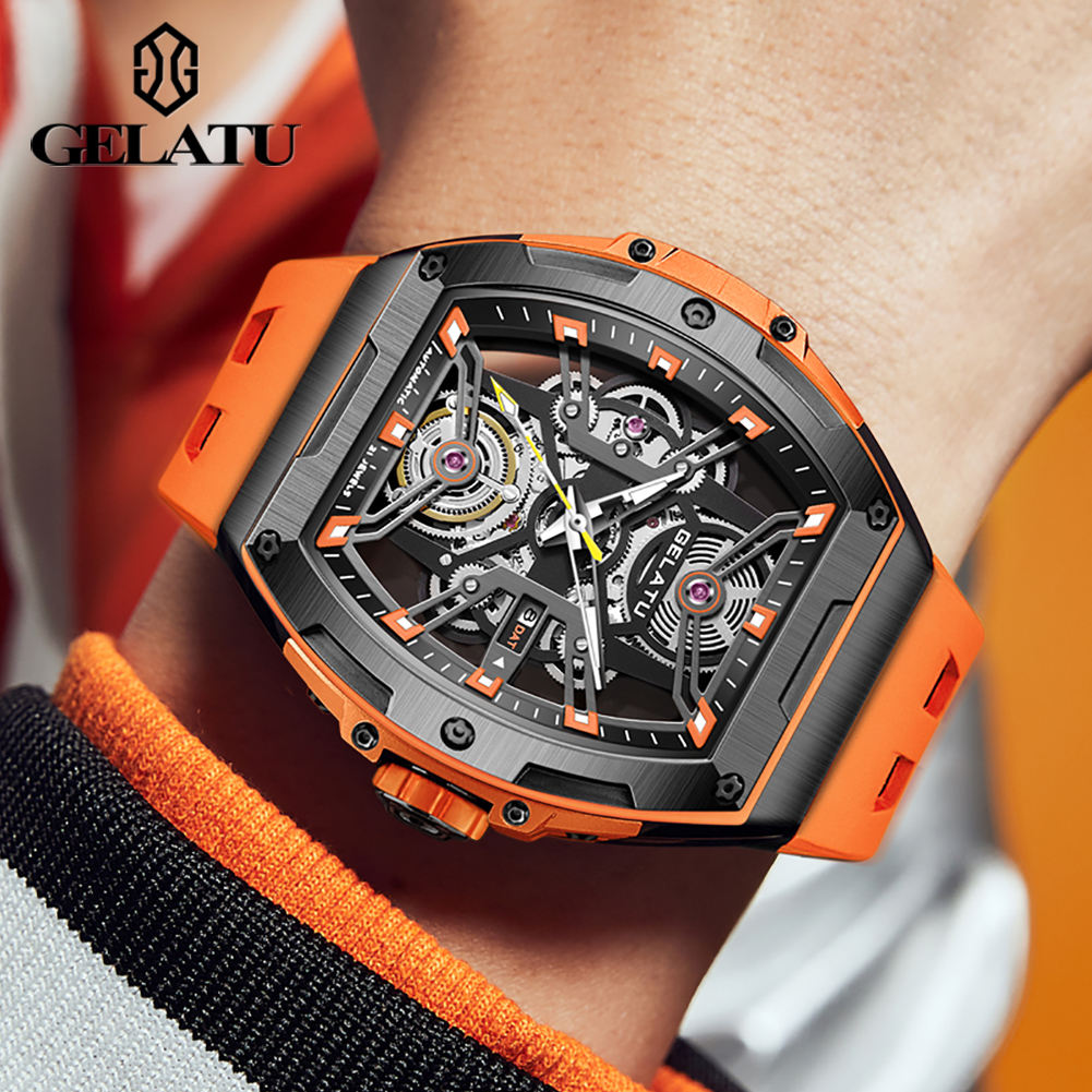 GELATU Men's Watches Trend Fas - Luxury Watch Leather incelemesi ve fiyatı