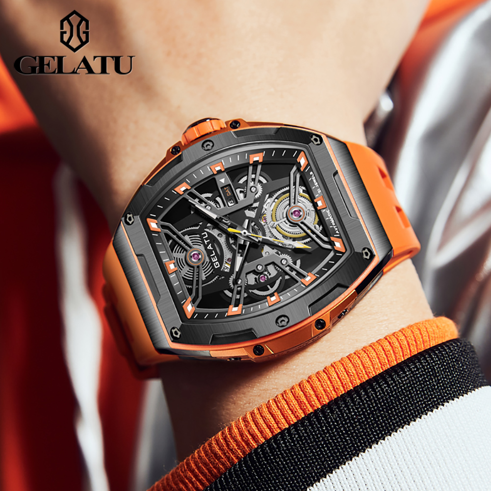 GELATU Men's Watches Trend Fas - Luxury Watch Leather incelemesi ve fiyatı