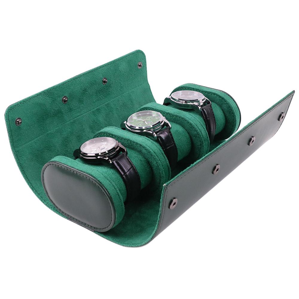 Luxury Portable 3 Slots PU Lea - Luxury Watch Travel Case incelemesi ve fiyatı