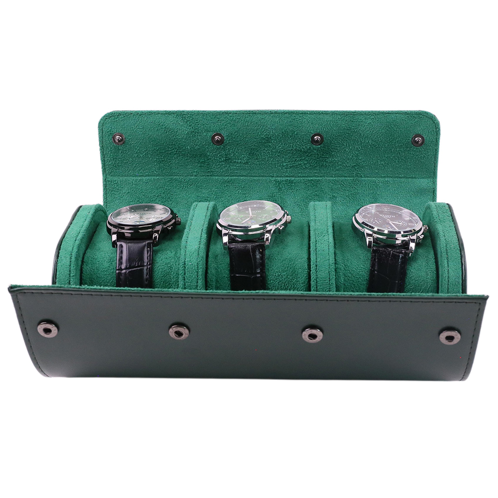 Luxury Portable 3 Slots PU Lea - Luxury Watch Travel Case incelemesi ve fiyatı