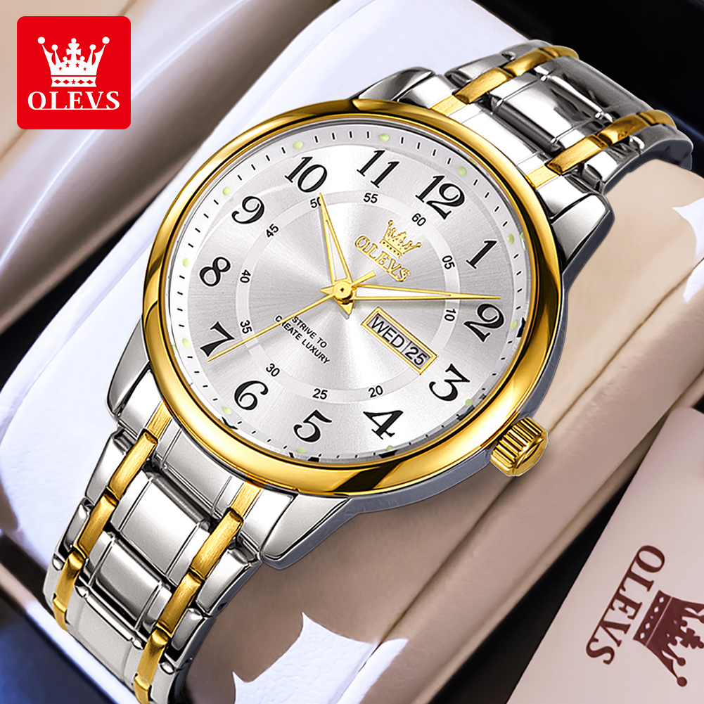 OLEVS Casual fashion men's wat - Luxury Watch Display incelemesi ve fiyatı
