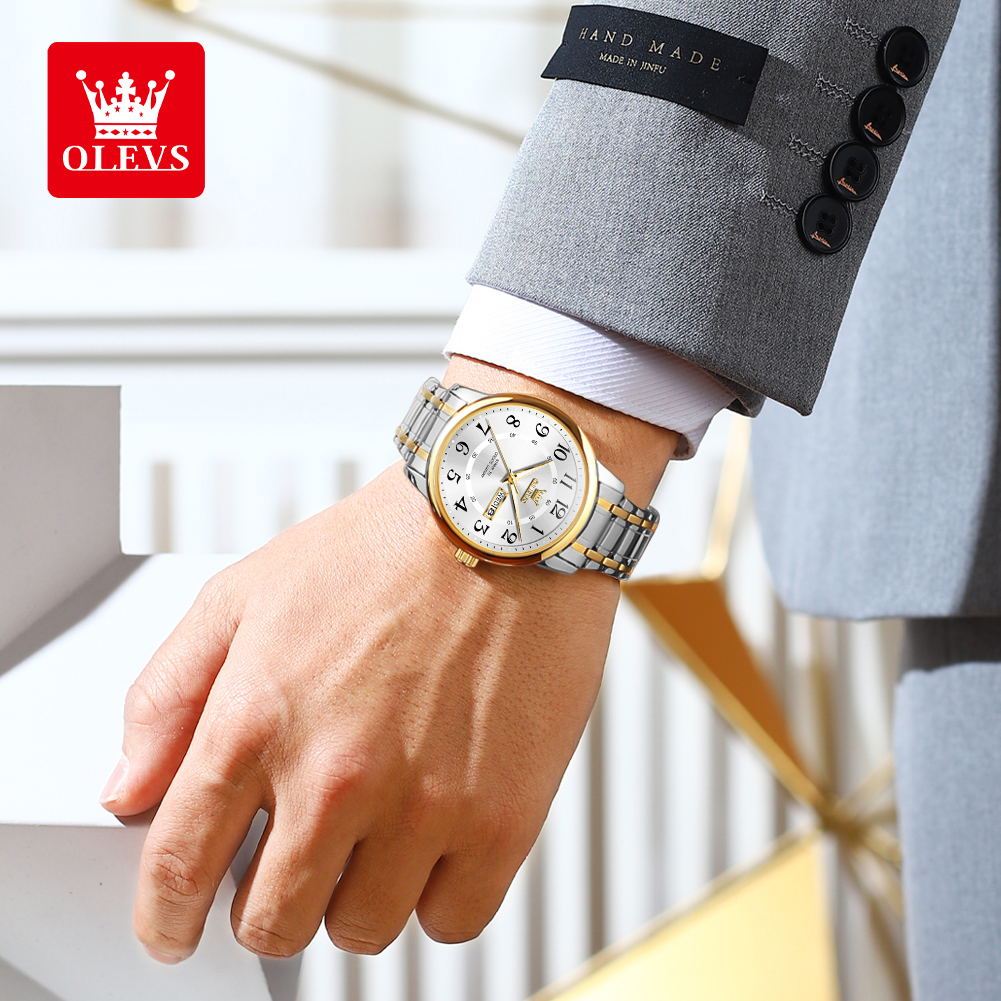 OLEVS Casual fashion men's wat - Luxury Watch Display incelemesi ve fiyatı