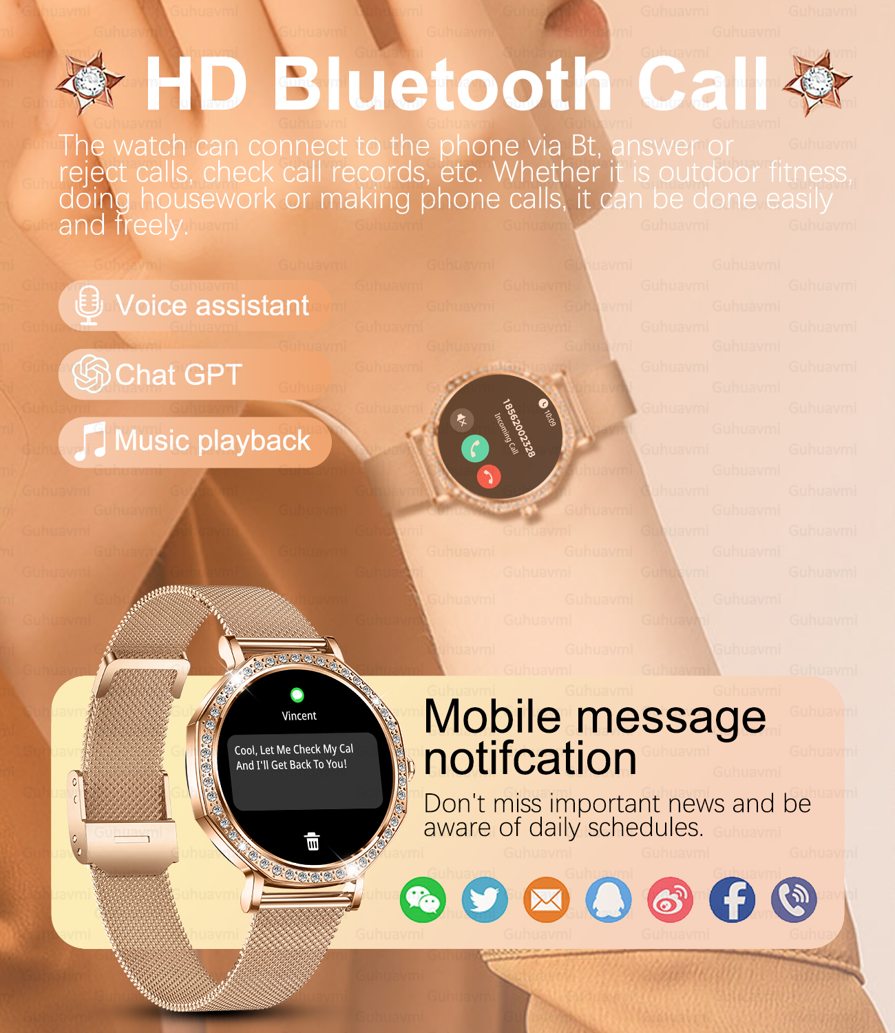 2025 New Ladies' Fashion Smart - Luxury Watch On Wrist incelemesi ve fiyatı