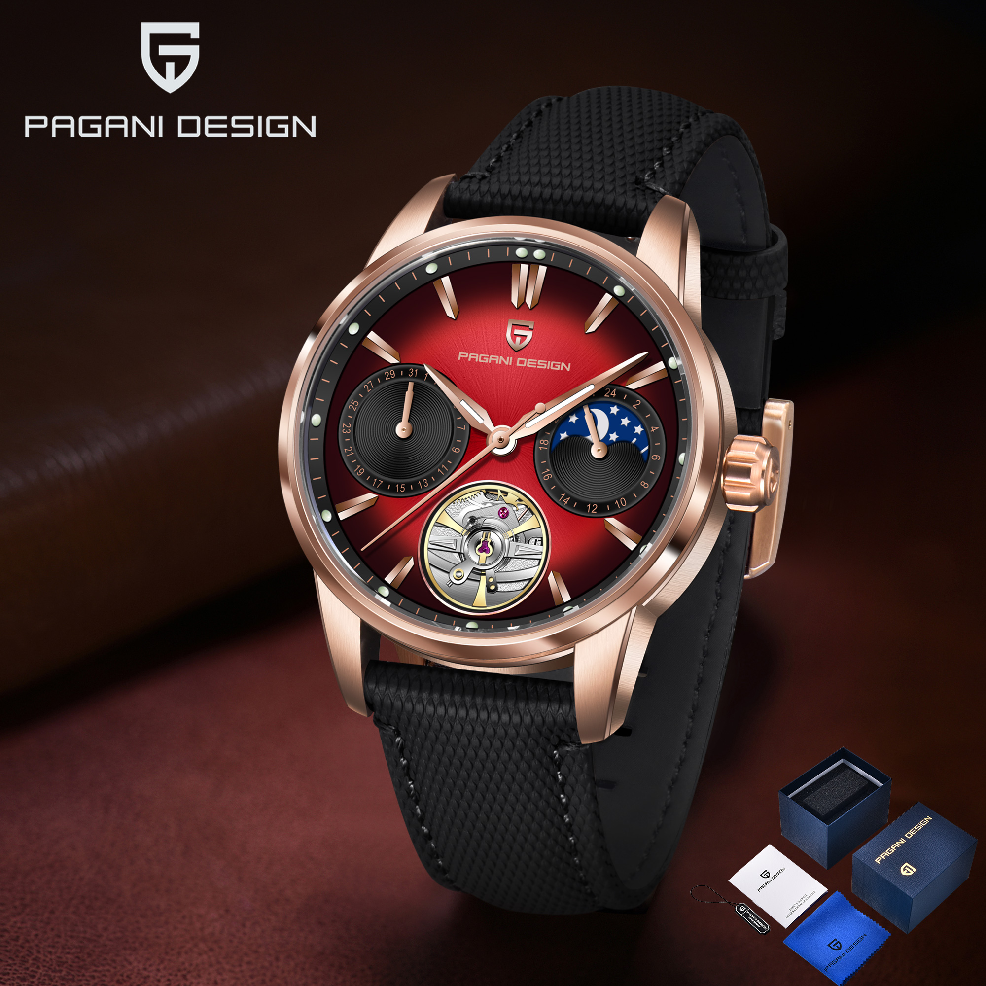 2025 New PAGANI DESIGN Watches - Luxury Watch Leather incelemesi ve fiyatı