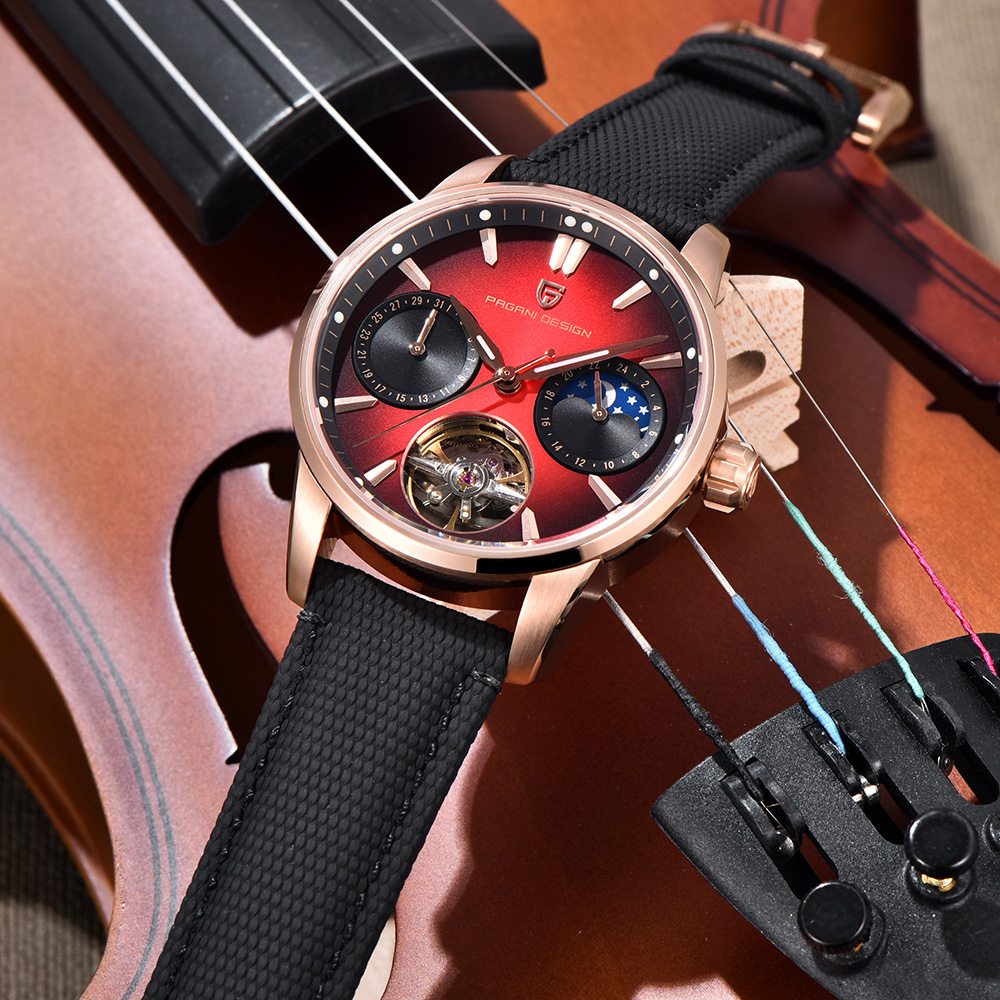 2025 New PAGANI DESIGN Watches - Luxury Watch Leather incelemesi ve fiyatı
