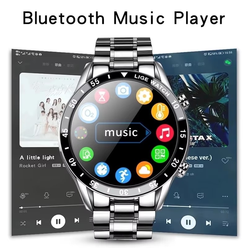 LIGE New Bluetooth Call Smart  - Luxury Watch On Wrist incelemesi ve fiyatı