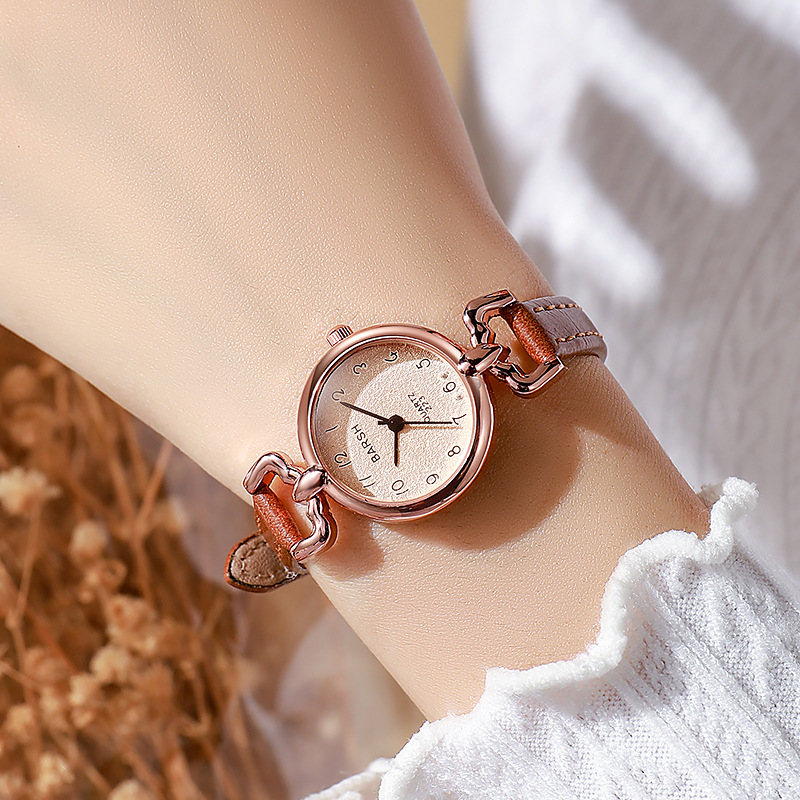 New Fashion Leather Strap Wome - Luxury Watch With Arabic Numerals incelemesi ve fiyatı