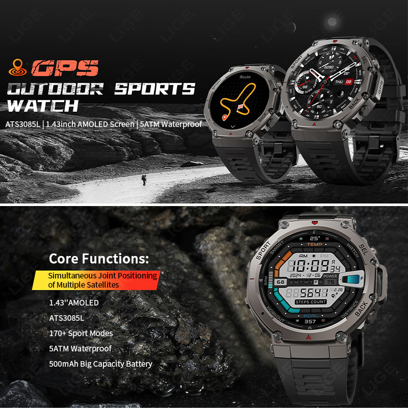 LIGE 2026 GPS Luxury Military  - Luxury Watch On Wrist incelemesi ve fiyatı