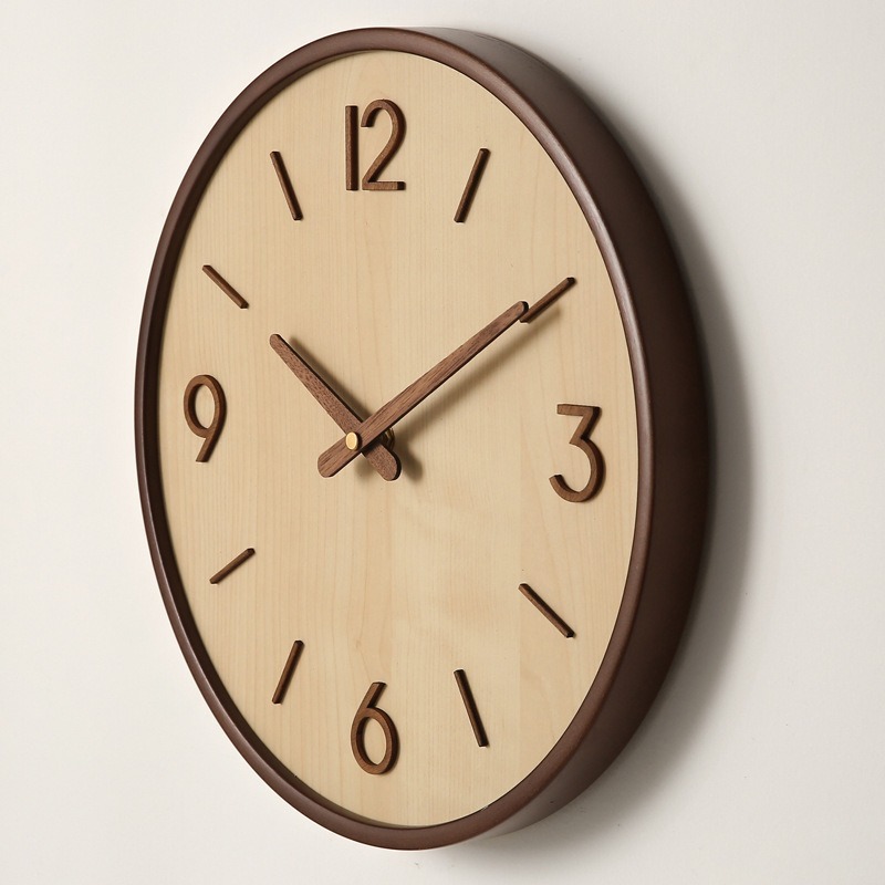 Modern Wooden Silent Art Wall  - Luxury Watch Wall Clock incelemesi ve fiyatı