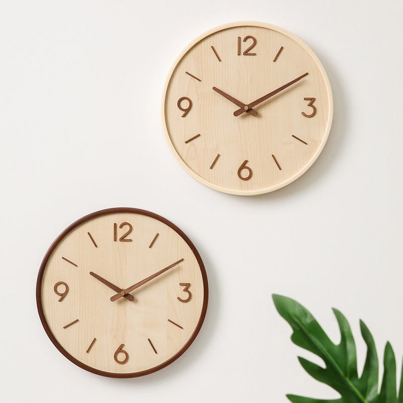 Modern Wooden Silent Art Wall  - Luxury Watch Wall Clock incelemesi ve fiyatı