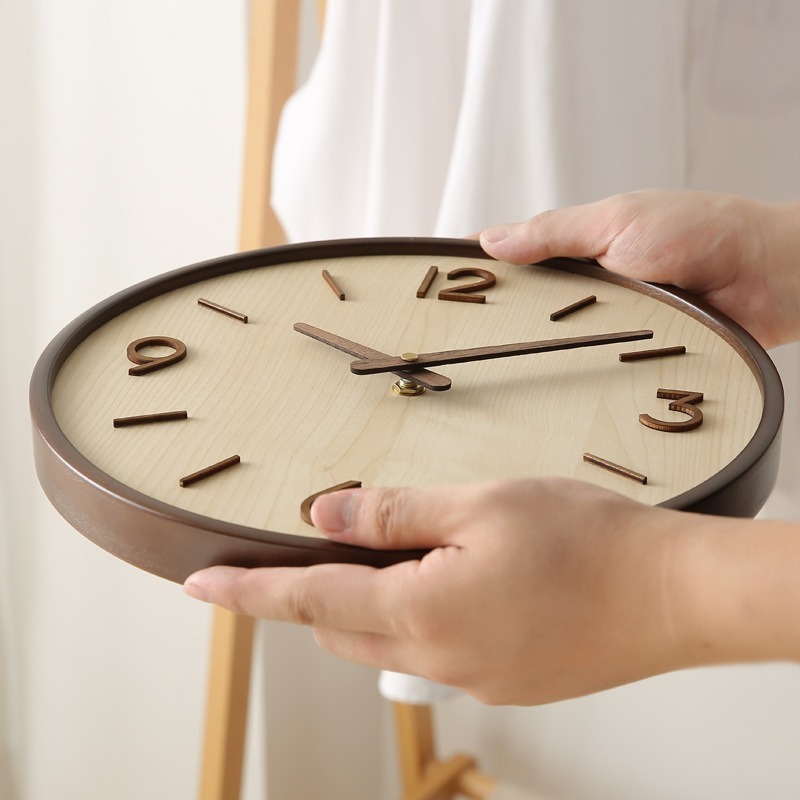 Modern Wooden Silent Art Wall  - Luxury Watch Wall Clock incelemesi ve fiyatı
