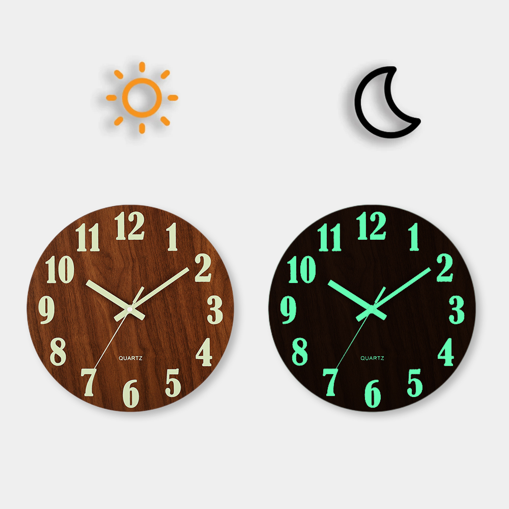 12 Inch Luminous Wall Clock Wo - Luxury Watch Wall Clock incelemesi ve fiyatı