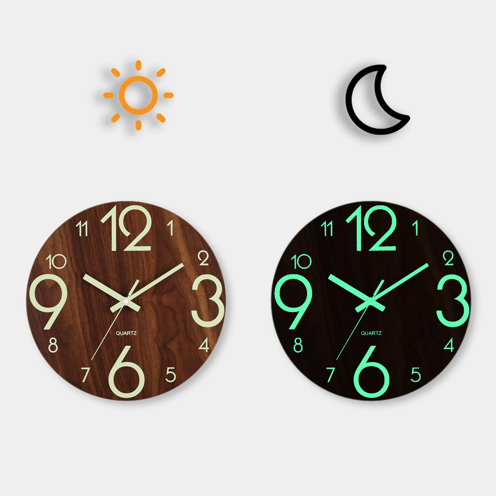 12 Inch Luminous Wall Clock Wo - Luxury Watch Wall Clock incelemesi ve fiyatı