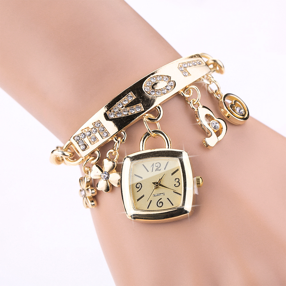 1/2PCS Women Fashion Luxury Br - Luxury Watch With Arabic Numerals incelemesi ve fiyatı
