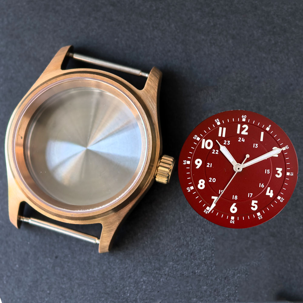 Vintage 36mm real Cusn8 Bronze - Bronze Case Watch incelemesi ve fiyatı