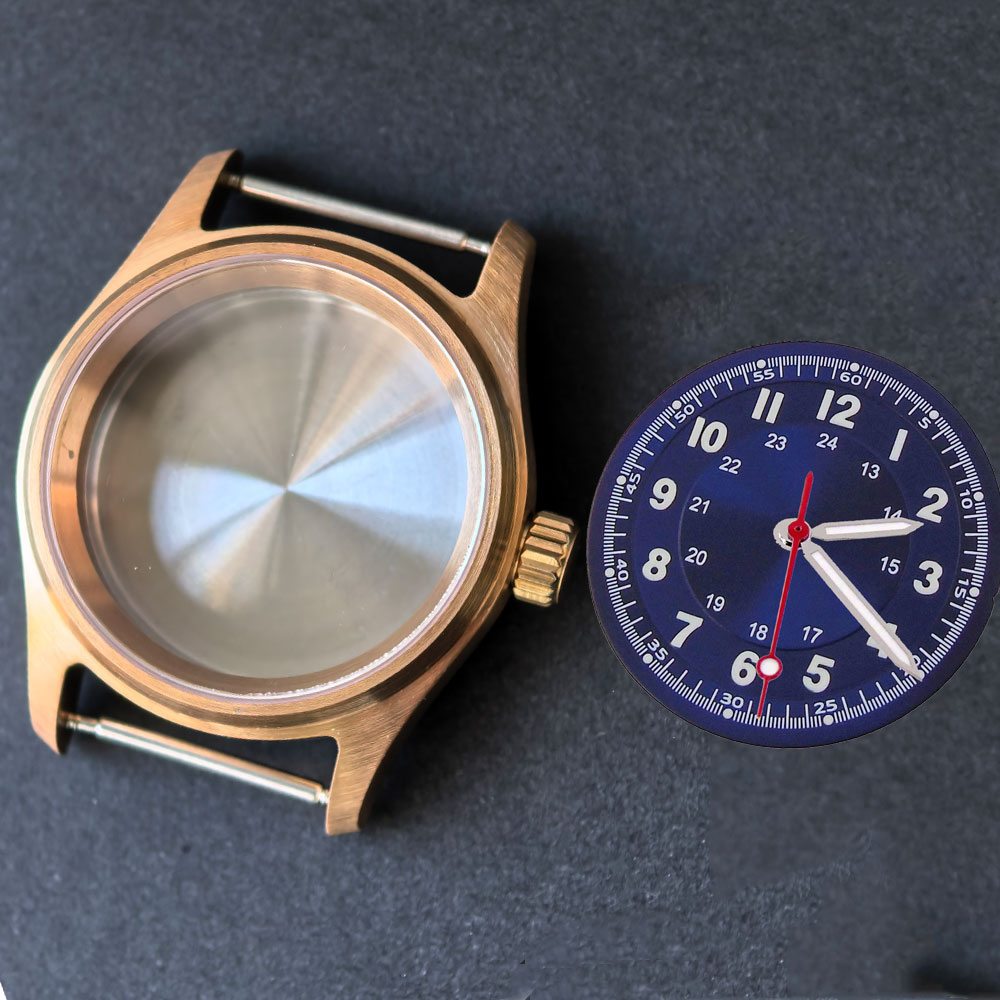 Vintage 36mm real Cusn8 Bronze - Bronze Case Watch incelemesi ve fiyatı