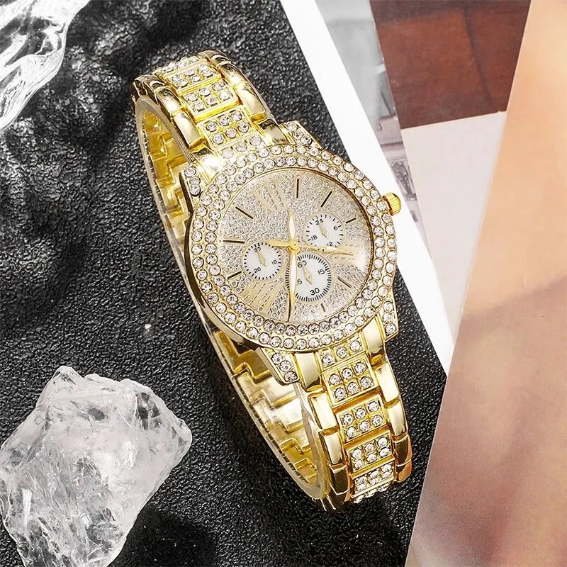Women's Quartz Watch Gold Luxu - Luxury Watch In Usa incelemesi ve fiyatı