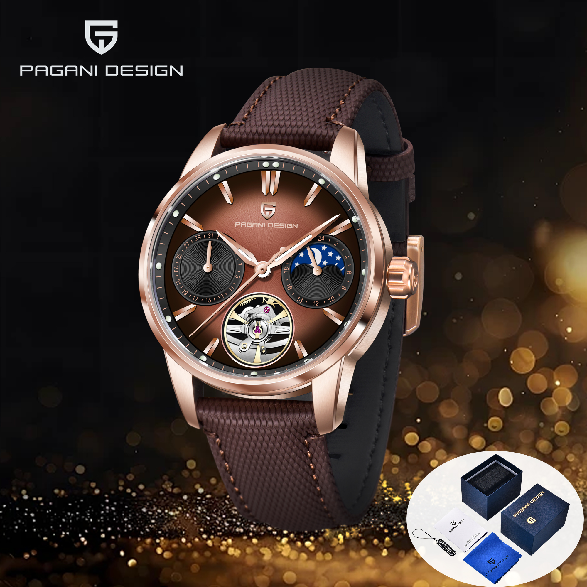 2025 Men's Watches PAGANI DESI - Luxury Watch Leather incelemesi ve fiyatı
