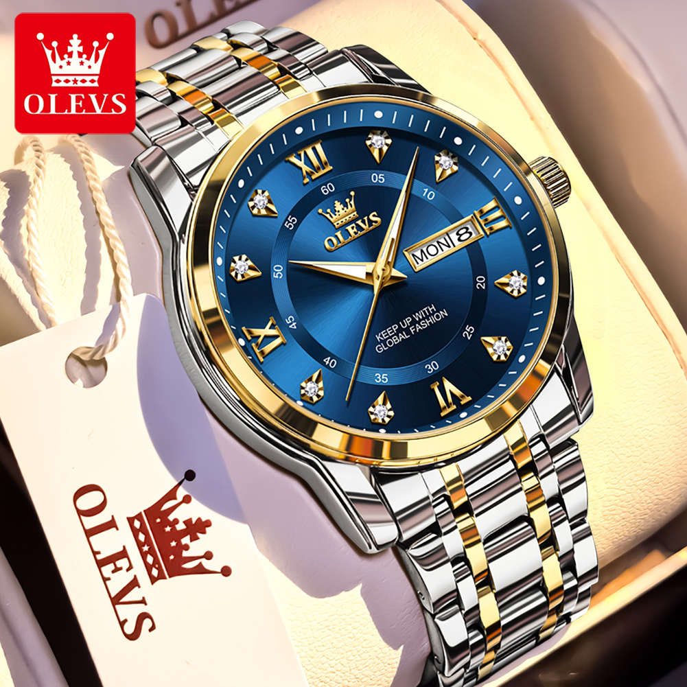 OLEVS Brand Fashion men's watc - Luxury Watch Life incelemesi ve fiyatı
