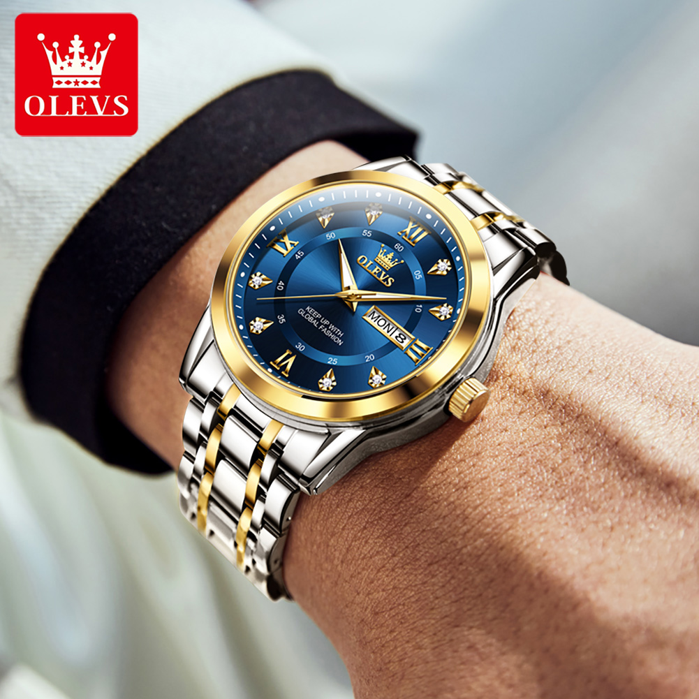 OLEVS Brand Fashion men's watc - Luxury Watch Life incelemesi ve fiyatı
