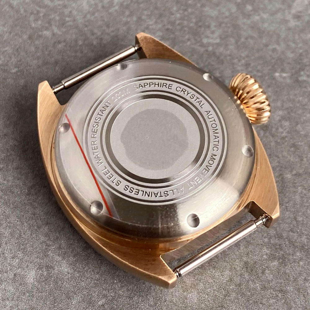 36mm CUSN8 bronze barrel shape - Bronze Case Watch incelemesi ve fiyatı