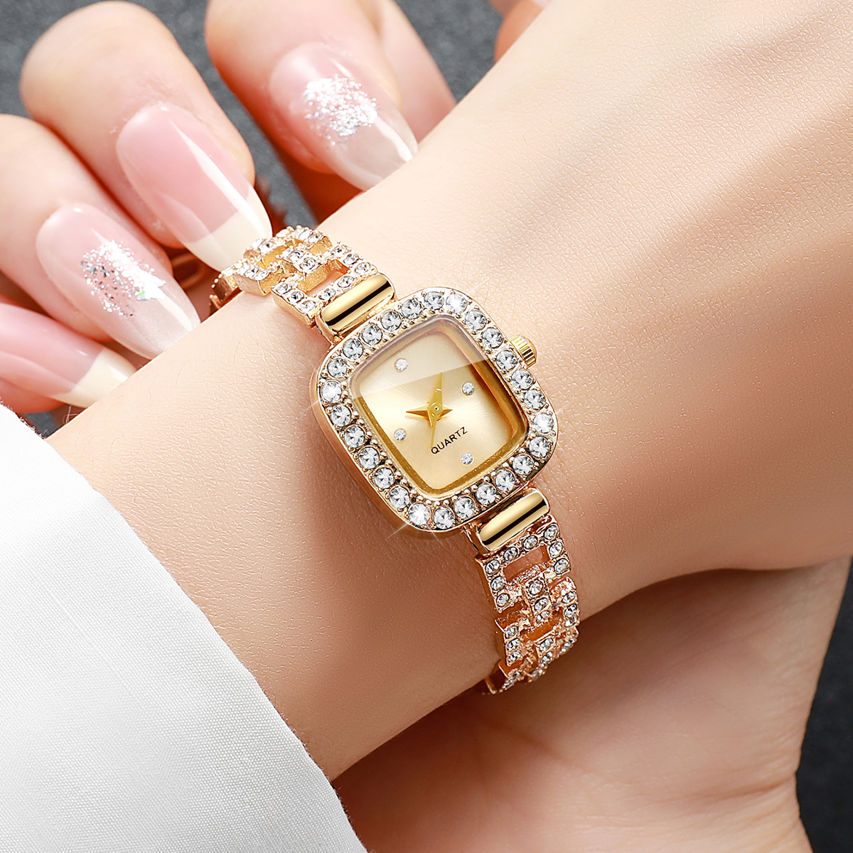 Luxury Rhinestone Bracelet Str - Luxury Watch Storage incelemesi ve fiyatı