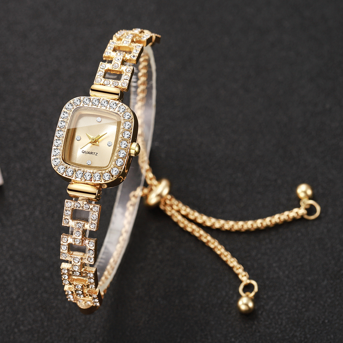 Luxury Rhinestone Bracelet Str - Luxury Watch Storage incelemesi ve fiyatı