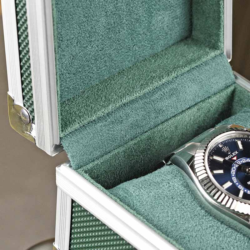 Portable Aluminum Watch Boxes  - Luxury Watch Travel Case incelemesi ve fiyatı