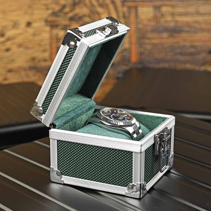Portable Aluminum Watch Boxes  - Luxury Watch Travel Case incelemesi ve fiyatı