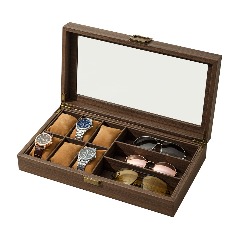 Luxury Wooden 2/3/6/10/12 Grid - Luxury Watch Travel Case incelemesi ve fiyatı