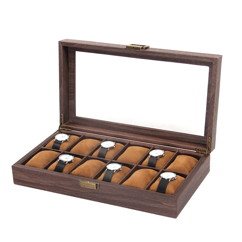 Luxury Wooden 2/3/6/10/12 Grid - Luxury Watch Travel Case incelemesi ve fiyatı