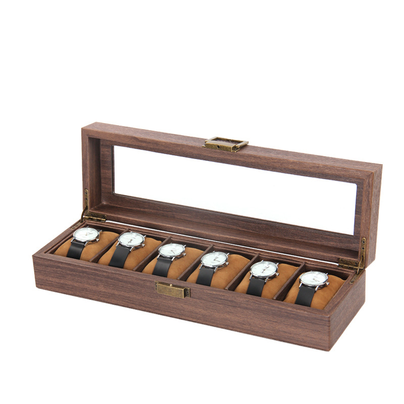 Luxury Wooden 2/3/6/10/12 Grid - Luxury Watch Travel Case incelemesi ve fiyatı