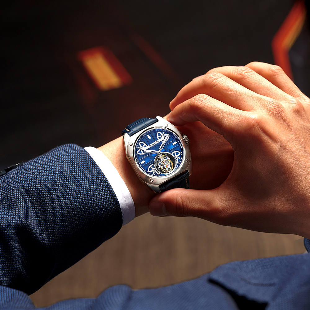 41mm Luxury men's watch Tourbi - Luxury Watch Leather incelemesi ve fiyatı