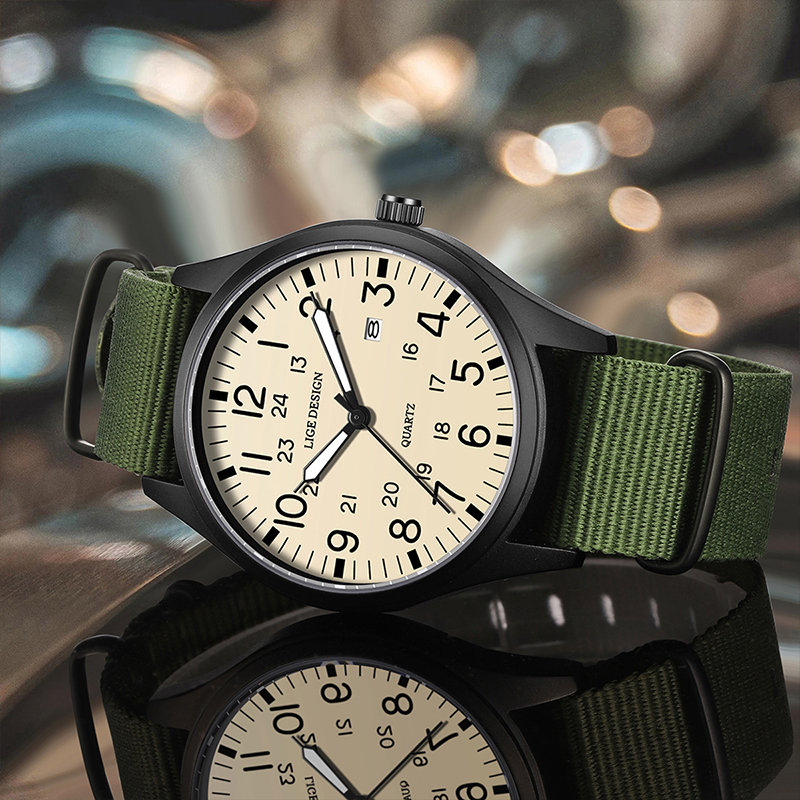 LIGE 2025 TOP NEW quartz wrist - Luxury Watch Leather incelemesi ve fiyatı