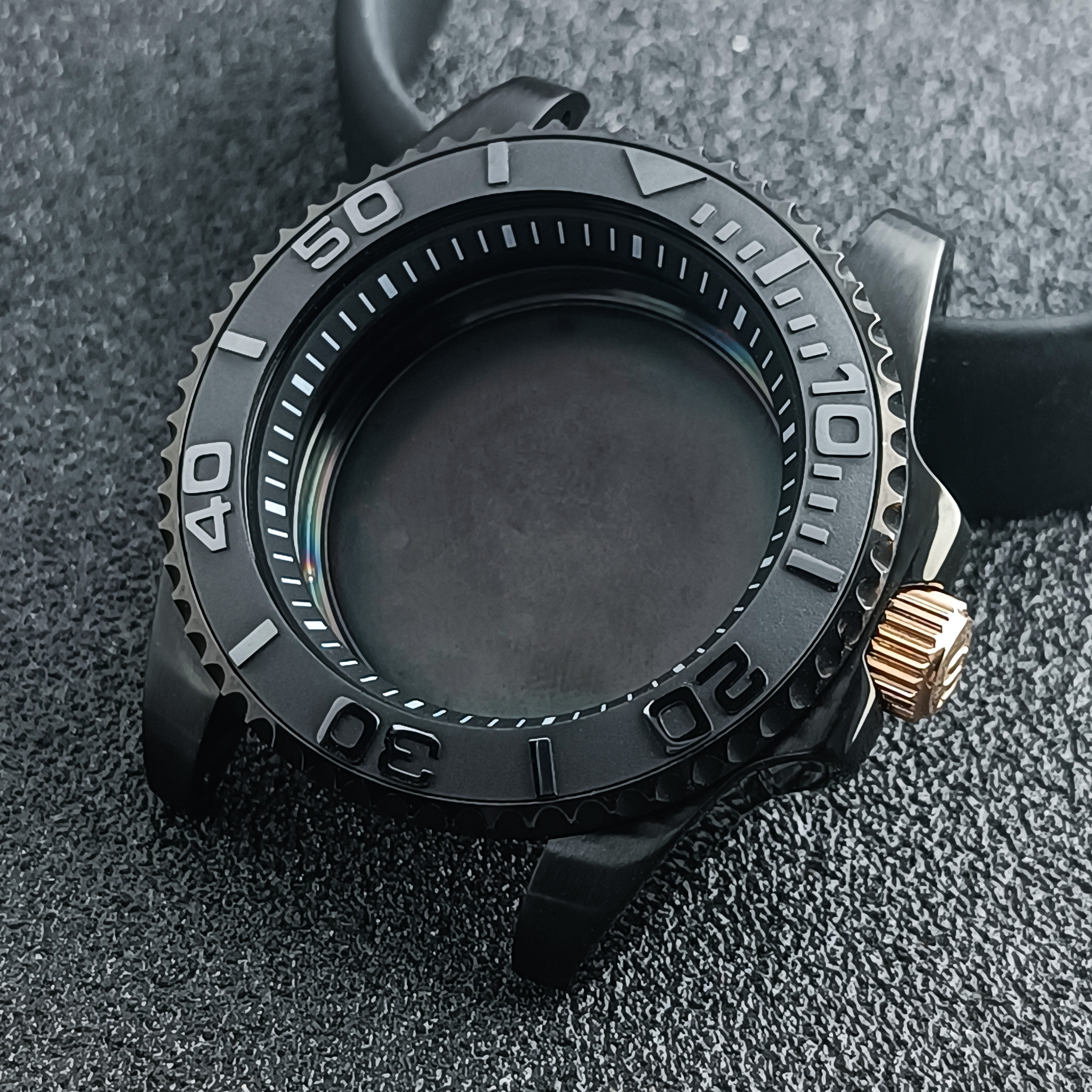 NH35 Case 40.5mm black gold/ro - Bronze Case Watch incelemesi ve fiyatı